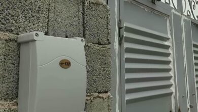 14 مدل جک بازویی درب پارکینگ دو لنگه