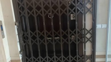 حفاظ درب ورودی سفارشی فلزی