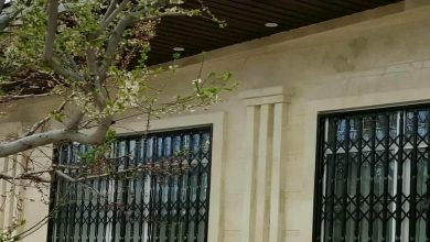 حفاظ متحرک فلزی ورودی