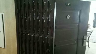 حفاظ ضربدری آکاردئونی فلزی