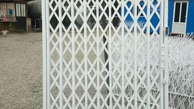 حفاظ متحرک فلزی ورودی ساختمان