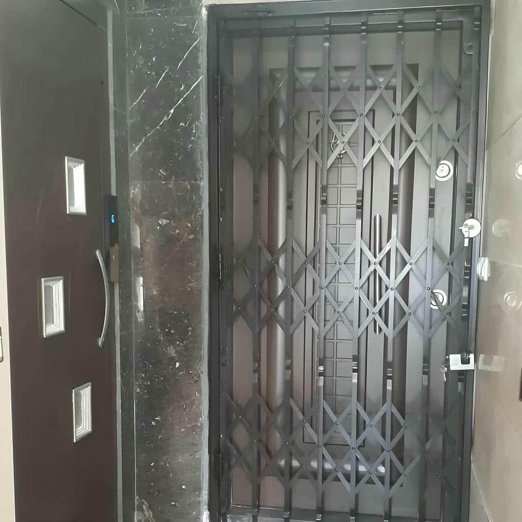 گارد آکاردئونی با طراحی ضربدری
