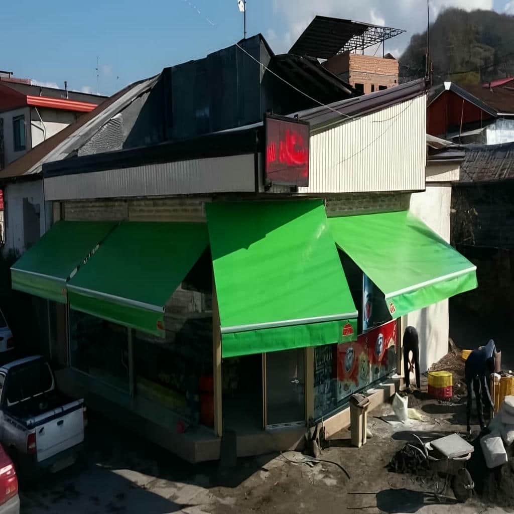 سایبان برقی فضای باز مدرن