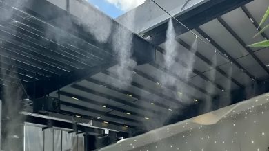 سایبان تراس پوشش مقاوم بارانی