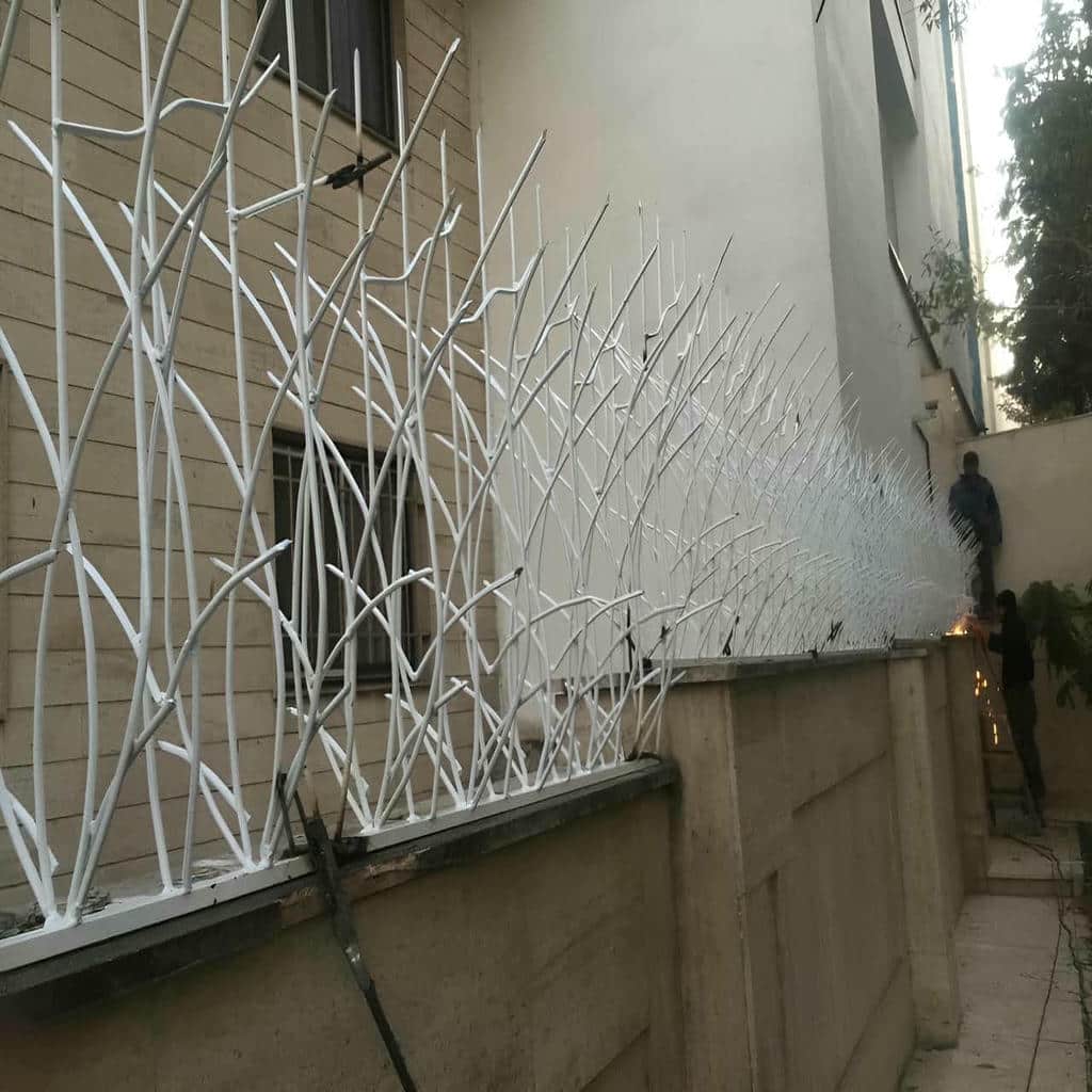 حفاظ شاخ گوزنی طرح اف فلزی