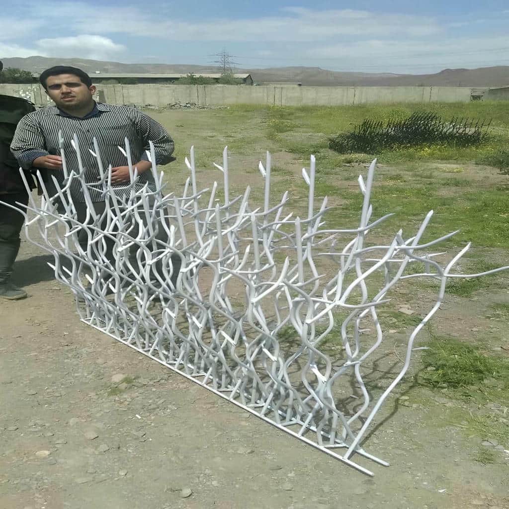 حفاظ دیوار باغ با طراحی شاخه ای