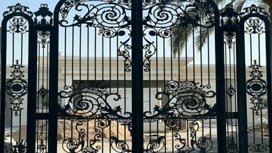 درب فرفورژه فلزی کلاسیک