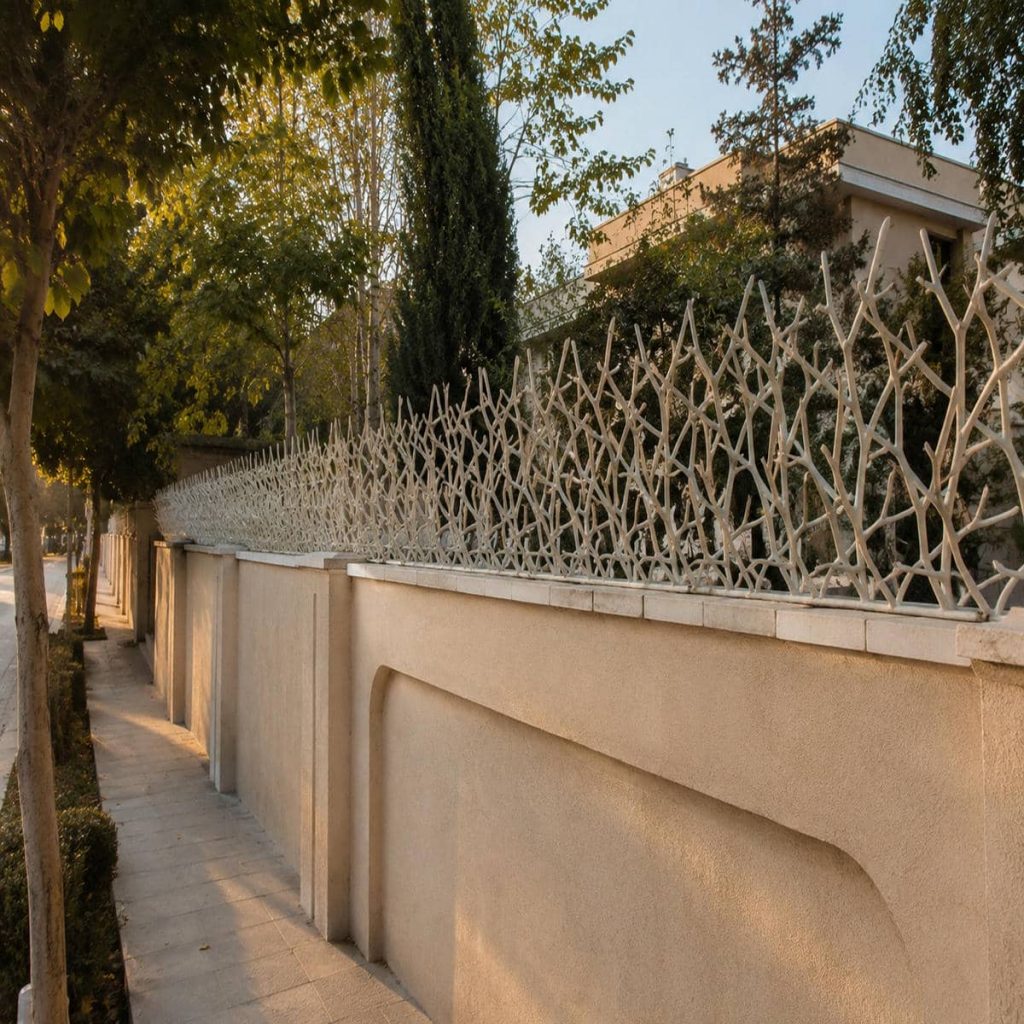 حفاظ دیوار باریک آهنی