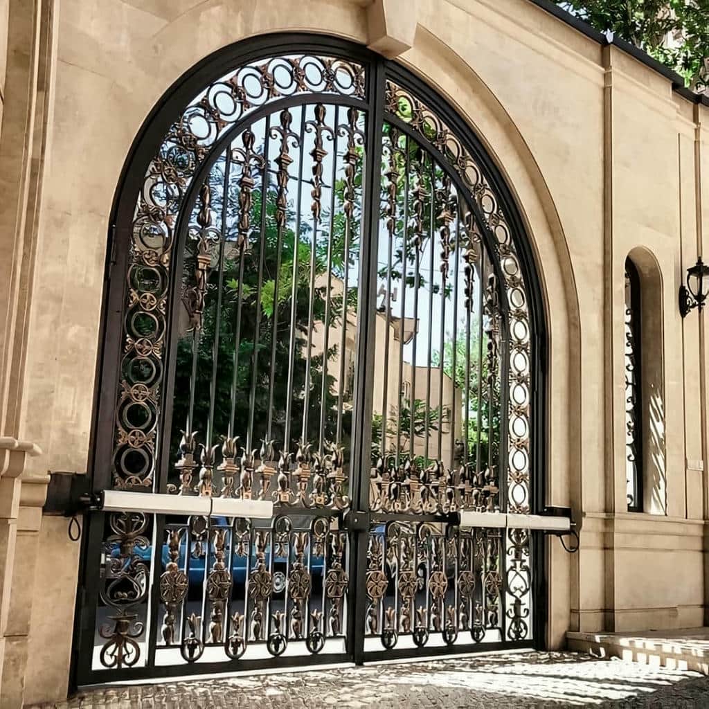 جک درب پارکینگ کنار ستون باریک استان مازندران
