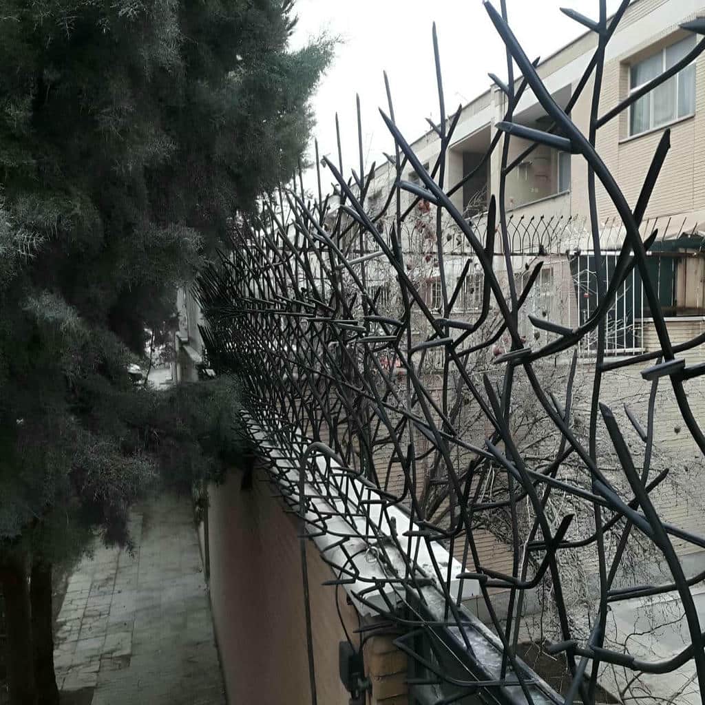 حفاظ دیوار استان فارس نمای ویلایی مشکی