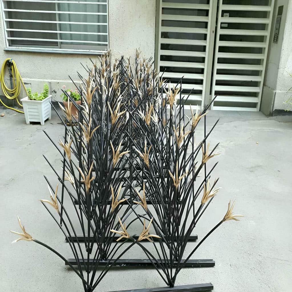 حفاظ دیوار خرم آباد با پوشش رنگ کوره ای
