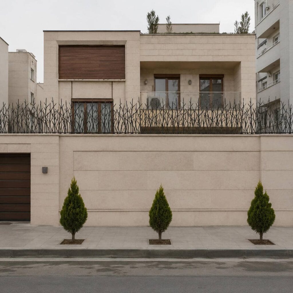 حفاظ دیوار شیراز با پوشش مقاوم