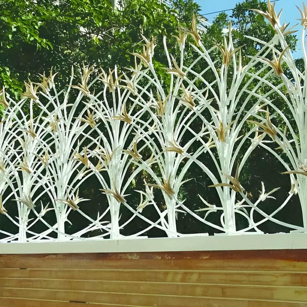 حفاظ دیوار قزوین مدل شاخ گوزنی فلزی