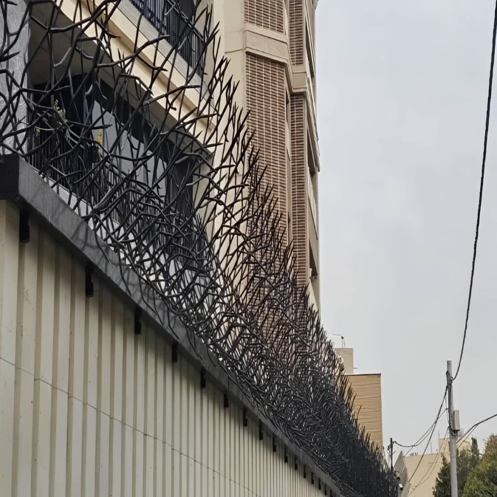 حفاظ شاخ گوزنی همدان با پوشش رنگی