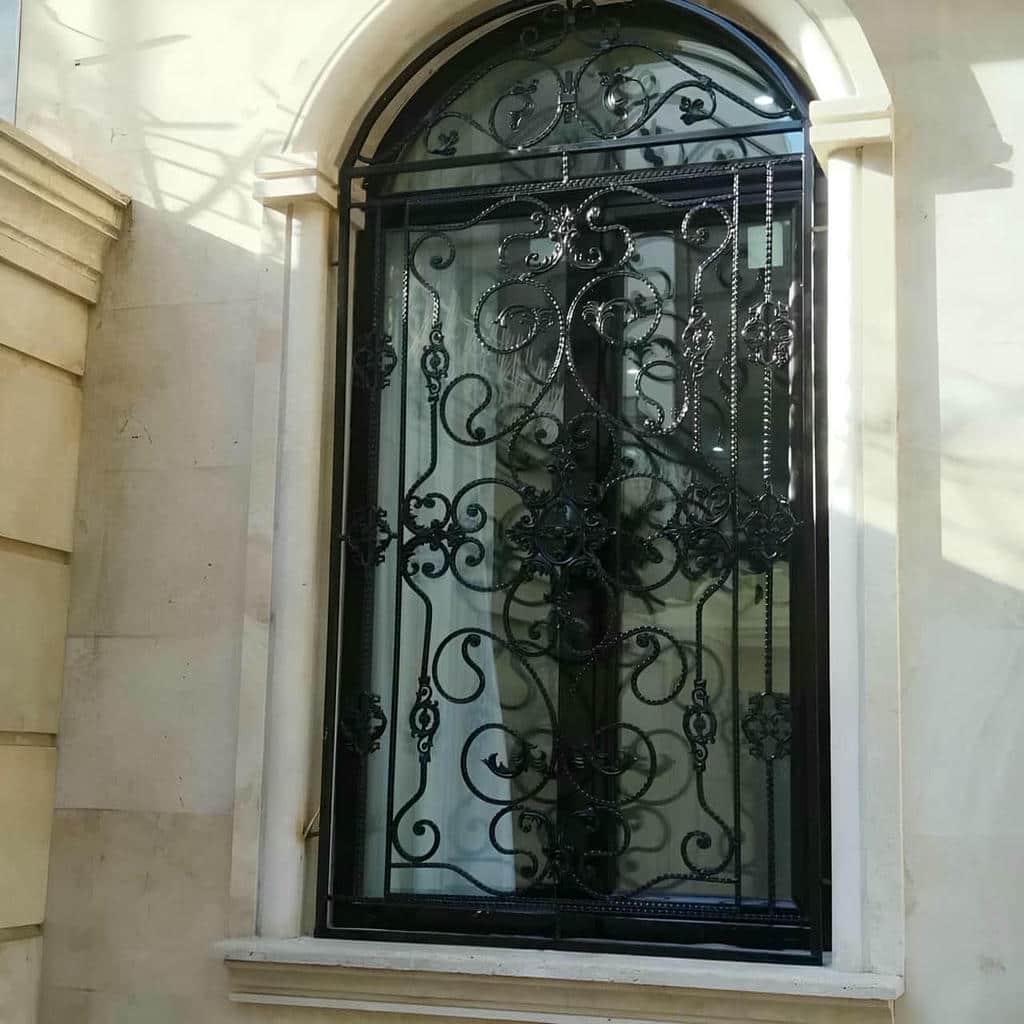 حفاظ پنجره فلزی استان خراسان جنوبی با طرح ساده