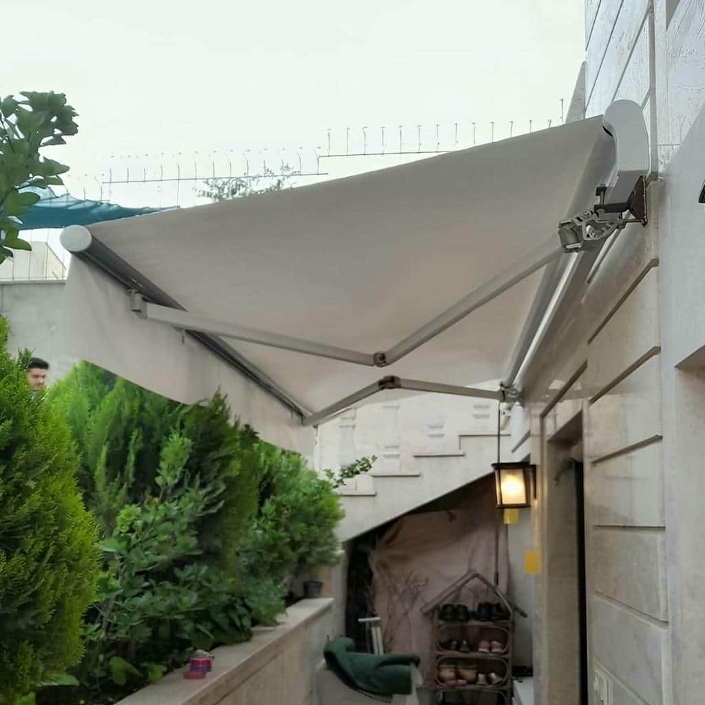 سایبان برقی بندرعباس مدل بازویی