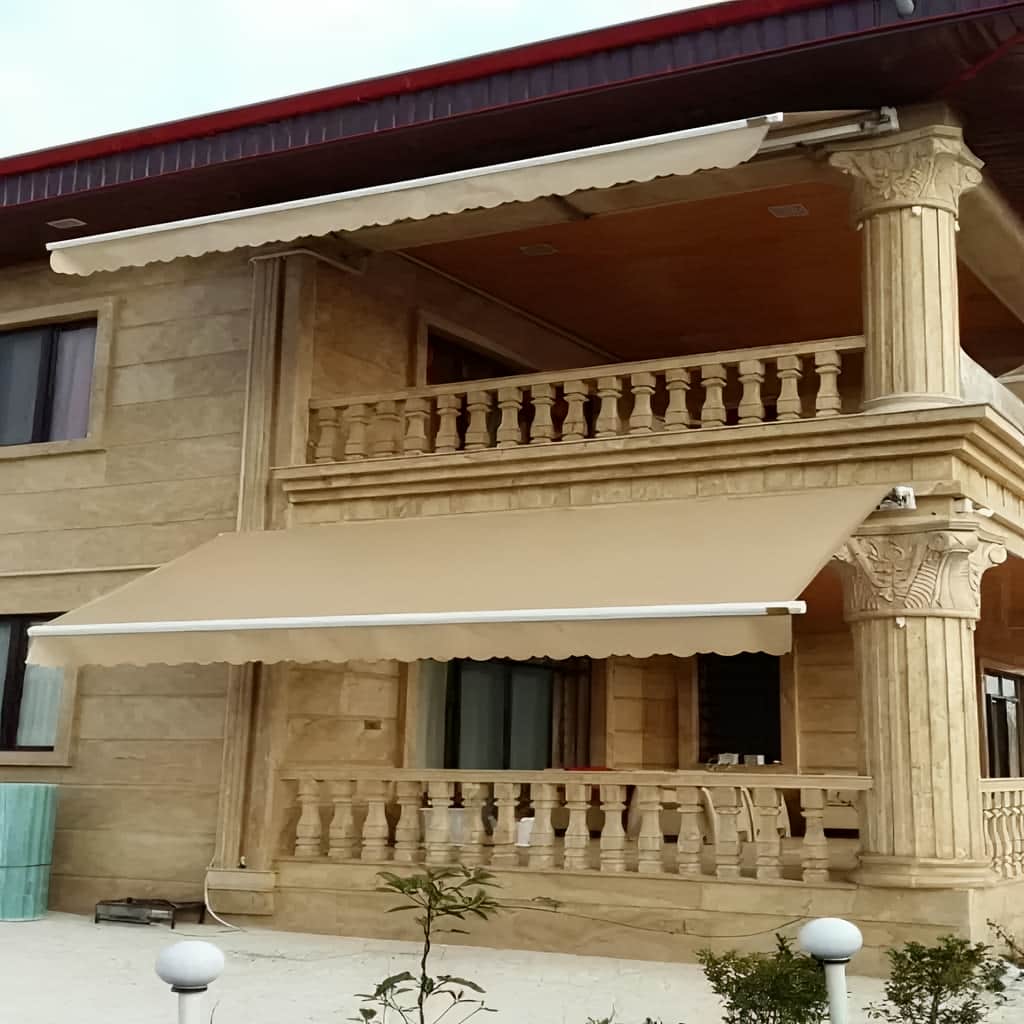 سایبان برقی بندرعباس پارچه مقاوم سایبان برقی بندرعباس پارچه مقاوم