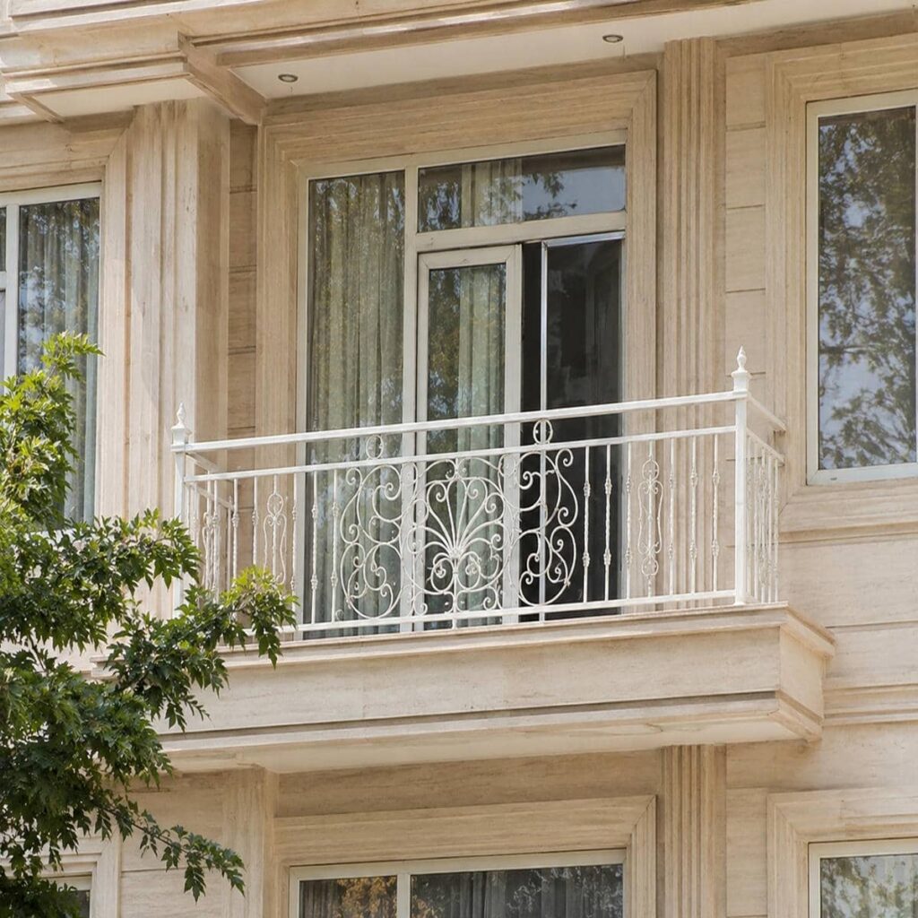 نرده بالکن مدرن استان سیستان و بلوچستان نمای ساختمان