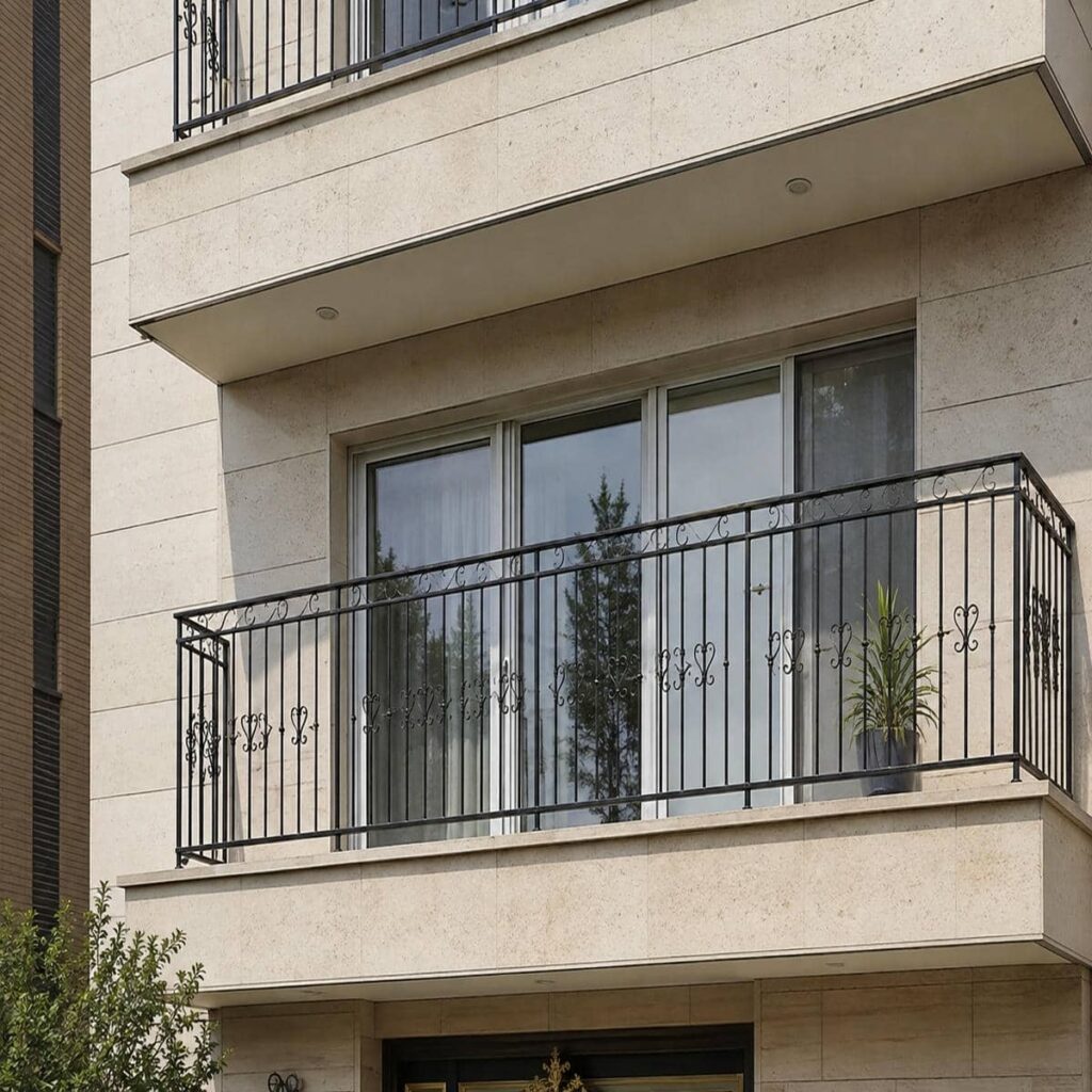 نرده تراس سفارشی استان همدان نرده تراس سفارشی استان همدان