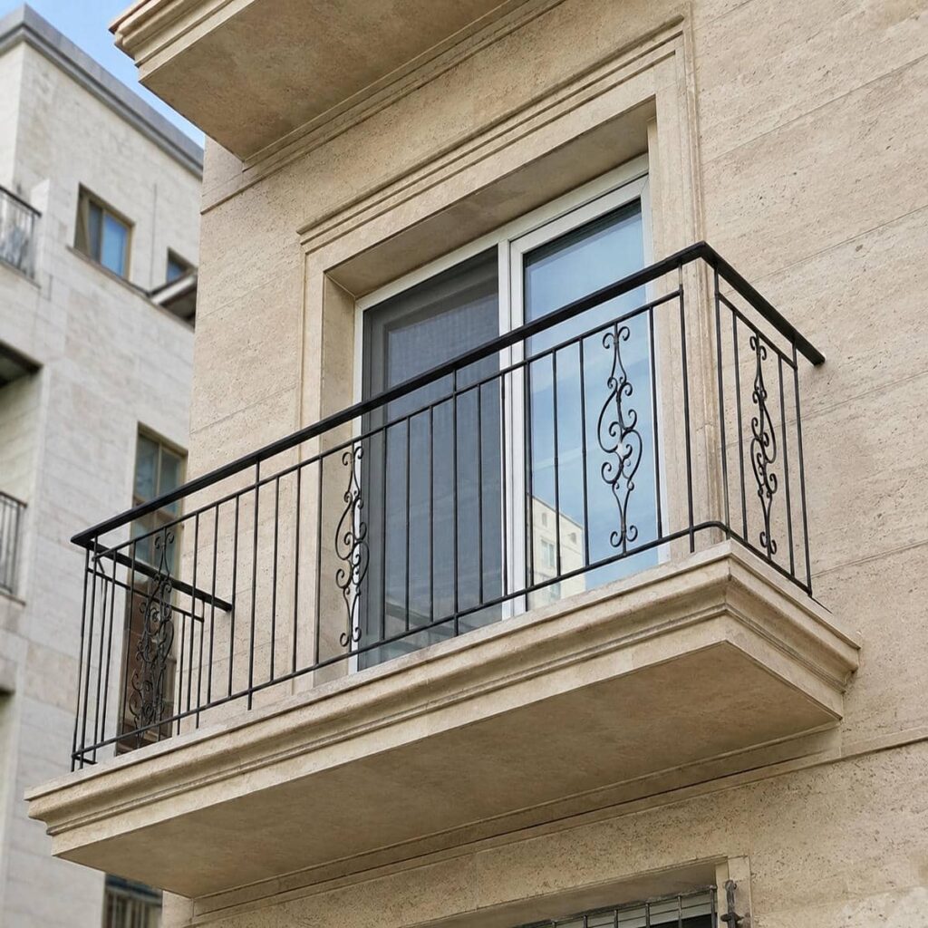نرده تراس مقاوم ساختمان بوشهر