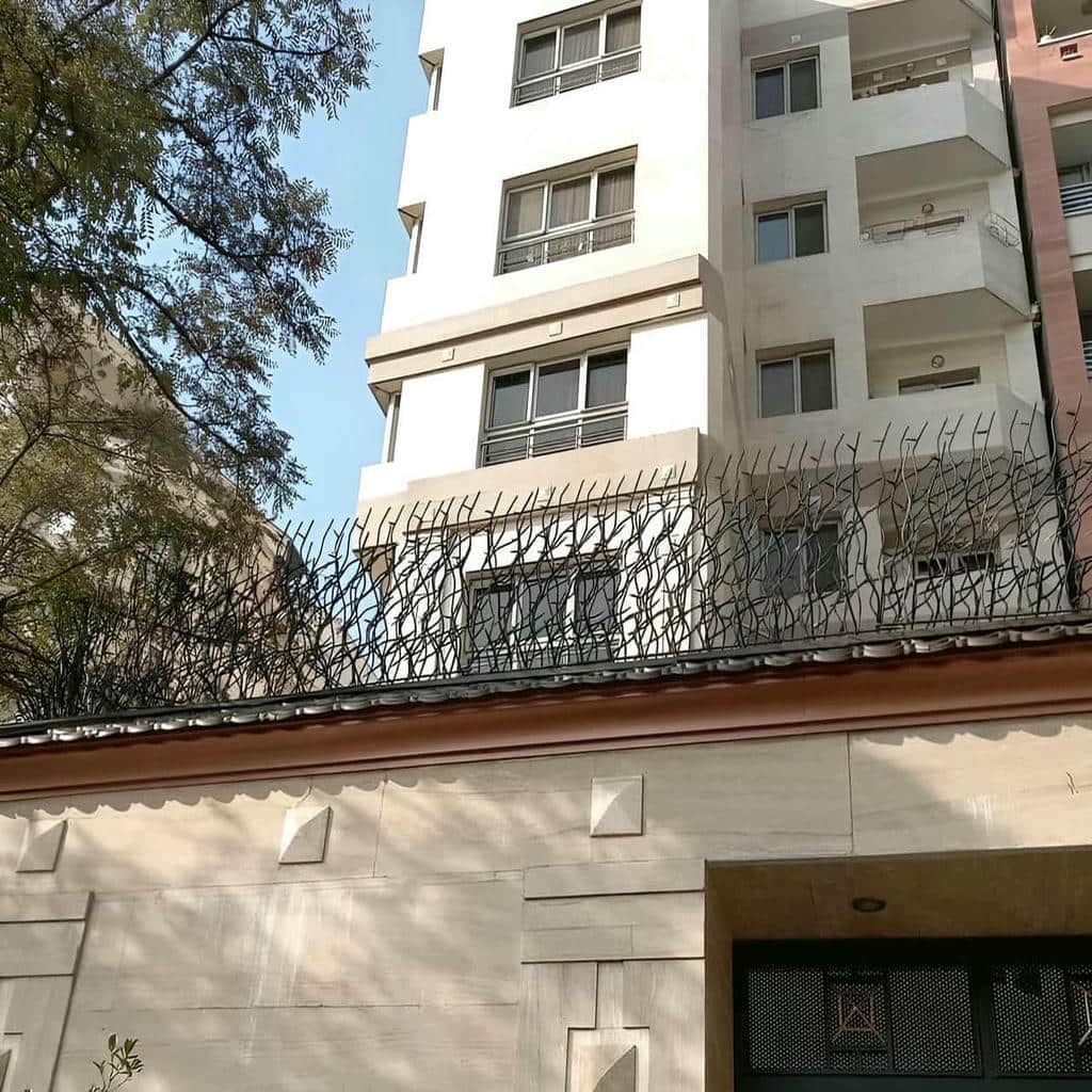 نرده حفاظ دیوار تراکم بالا