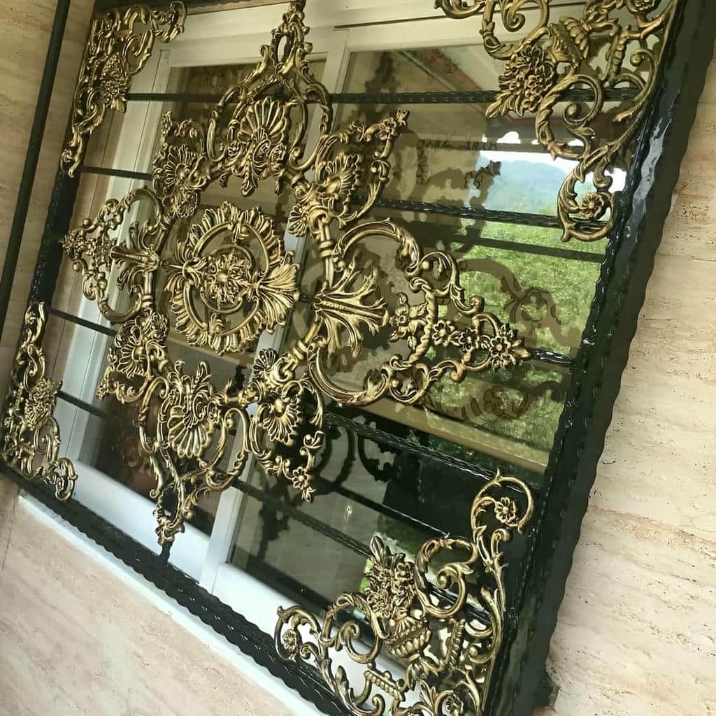 نرده پنجره فلزی شهرکرد برای نمای ساختمان