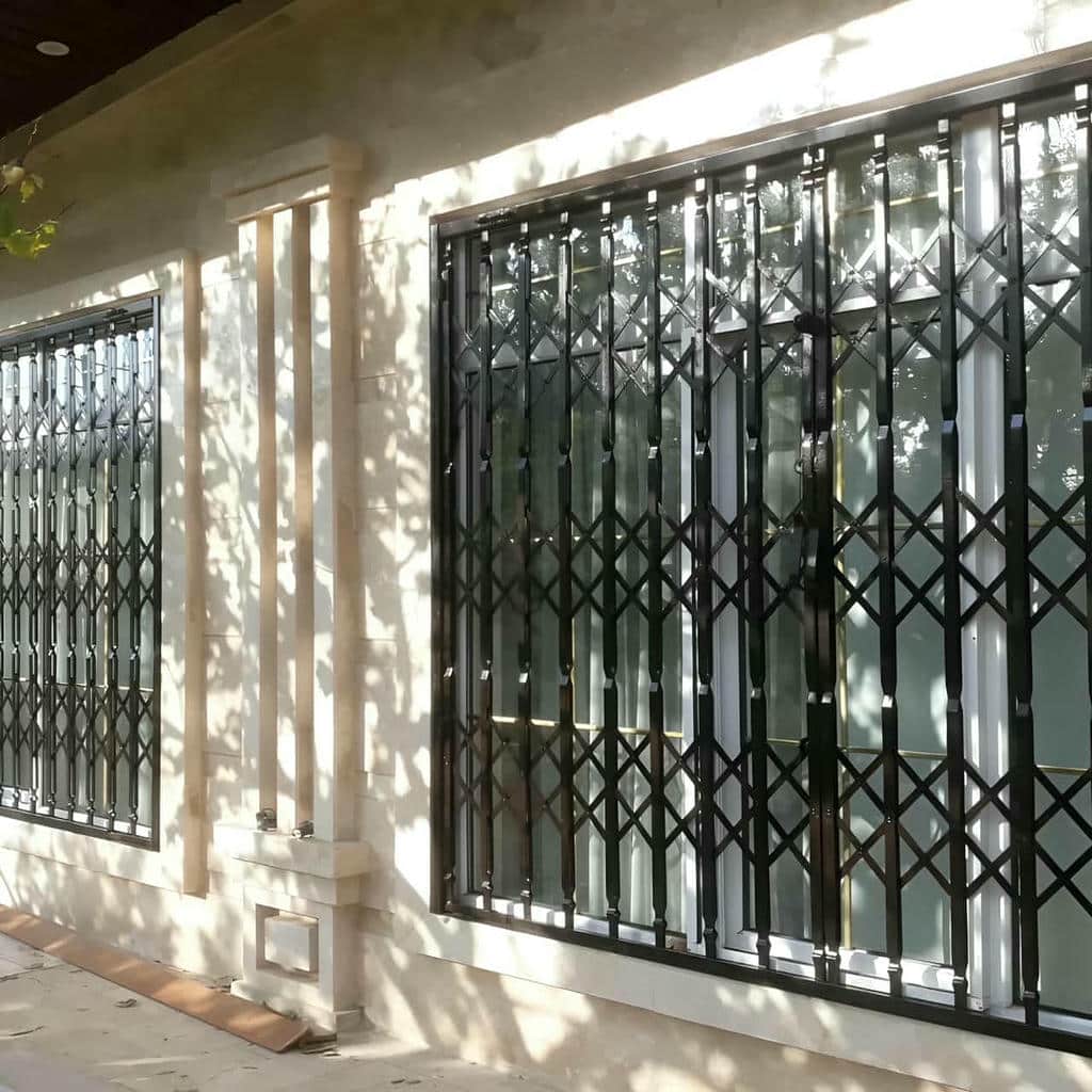 گارد آکاردئونی فلزی مشکی