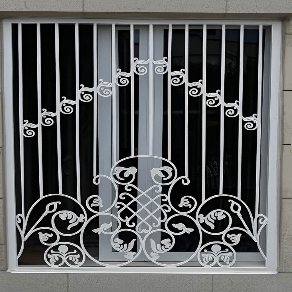 گارد پنجره آهنی با طراحی سفارشی