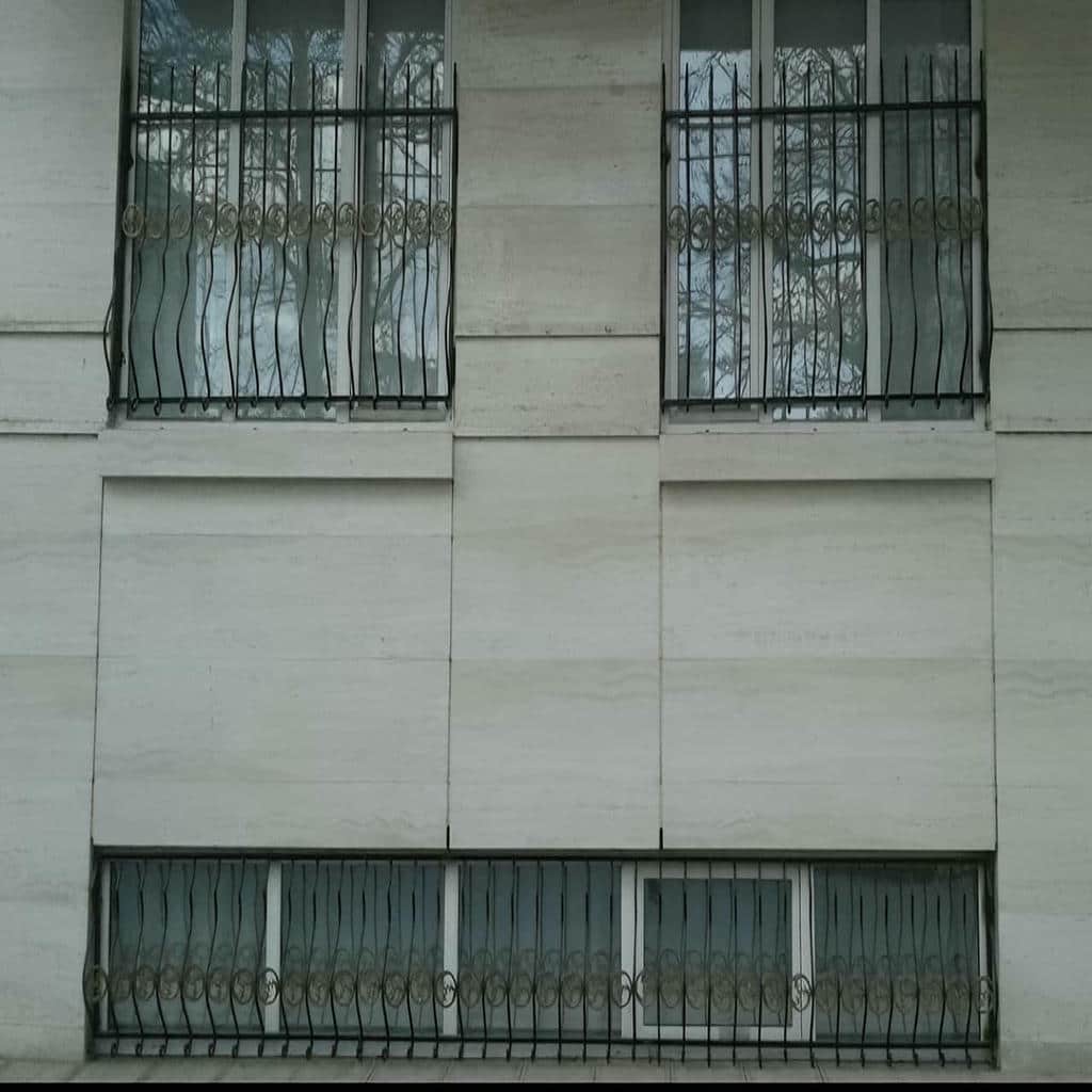 گارد پنجره آهنی با طراحی سفارشی