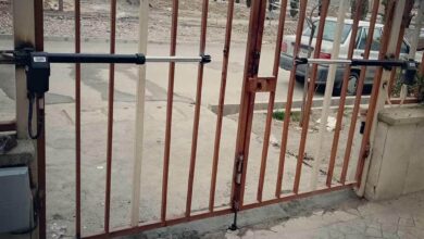 جک درب پارکینگ استان خراسان شمالی بازویی سفید