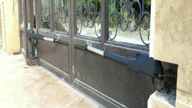 جک درب پارکینگ بازویی استان زنجان ورودی ساختمان