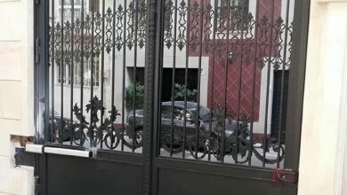 جک درب پارکینگ بازویی استان کرمان