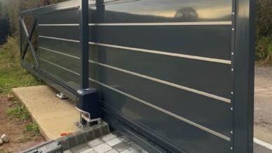 جک درب پارکینگ زنجان مدل بازویی سفید