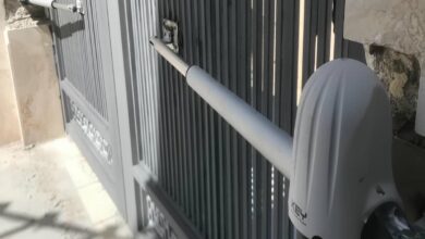 جک درب پارکینگ یزد مدل بازویی فلزی
