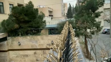 حفاظ دیوار استان همدان با مدل شاخ گوزنی فلزی