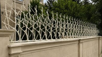 حفاظ دیوار استان کرمان با طرح فلزی شاخ گوزنی