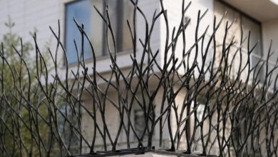 حفاظ دیوار استان گلستان با پوشش رنگ کوره ای
