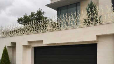 حفاظ دیوار یاسوج مدل شاخ گوزنی فلزی