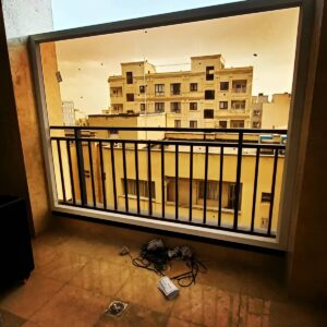 نرده بالکن همدان با طراحی فلزی مدرن